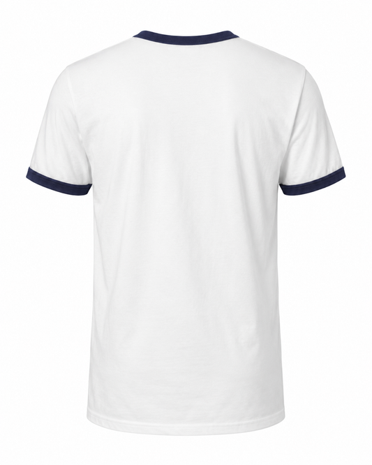 Signature Navy - Ringer Tee