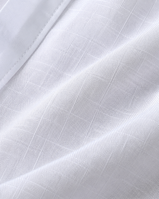 Pearl White – Long Sleeve Linen