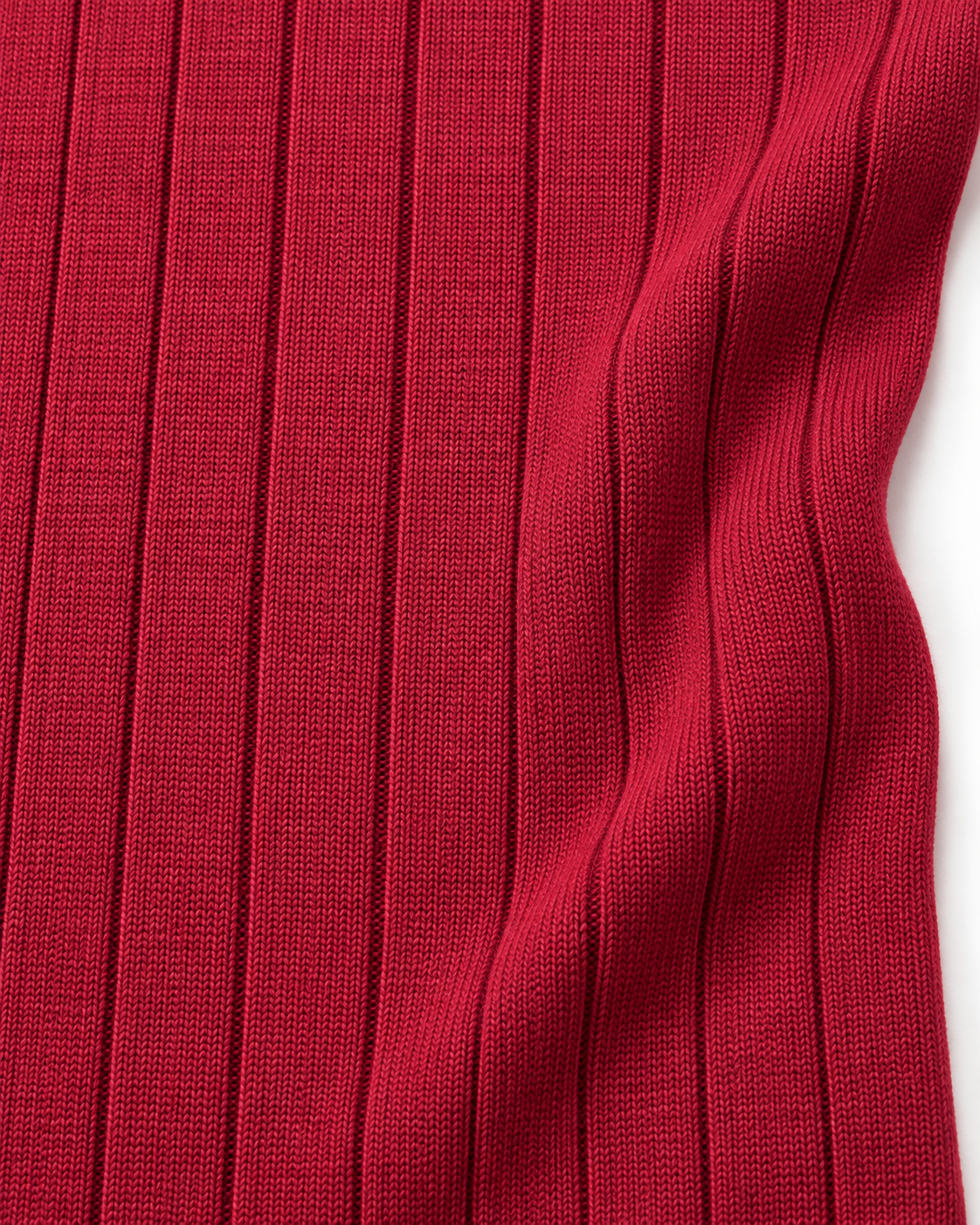 Berry Red - Column Zip Pullover