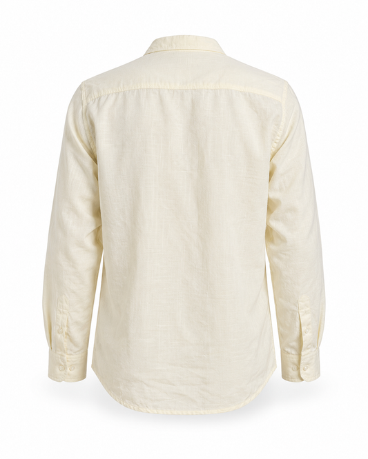 Sandstone Beige – Long Sleeve Linen