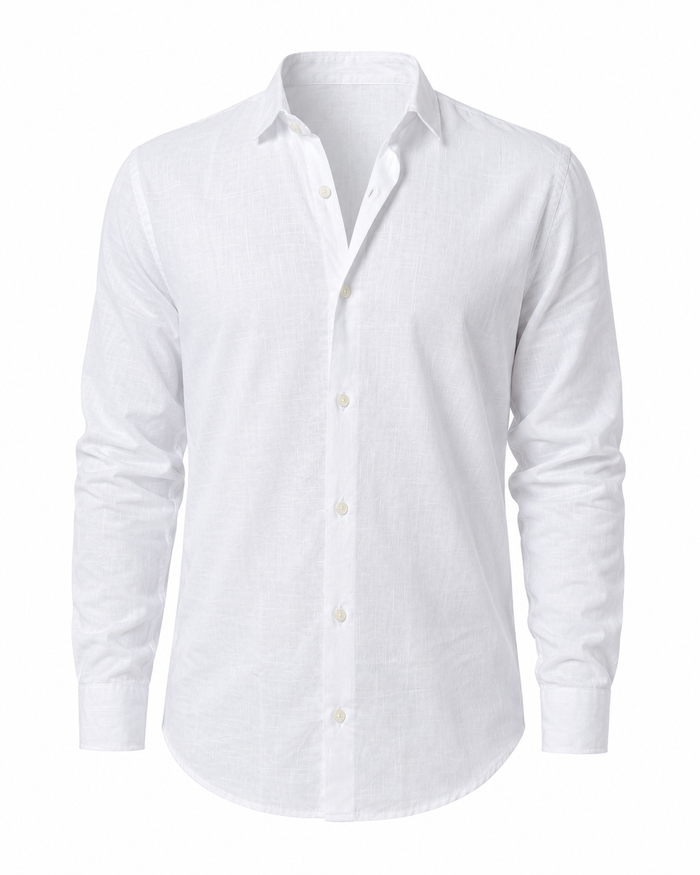Pearl White – Long Sleeve Linen