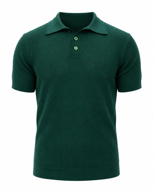 Emerald Green - Costa Knit Polo
