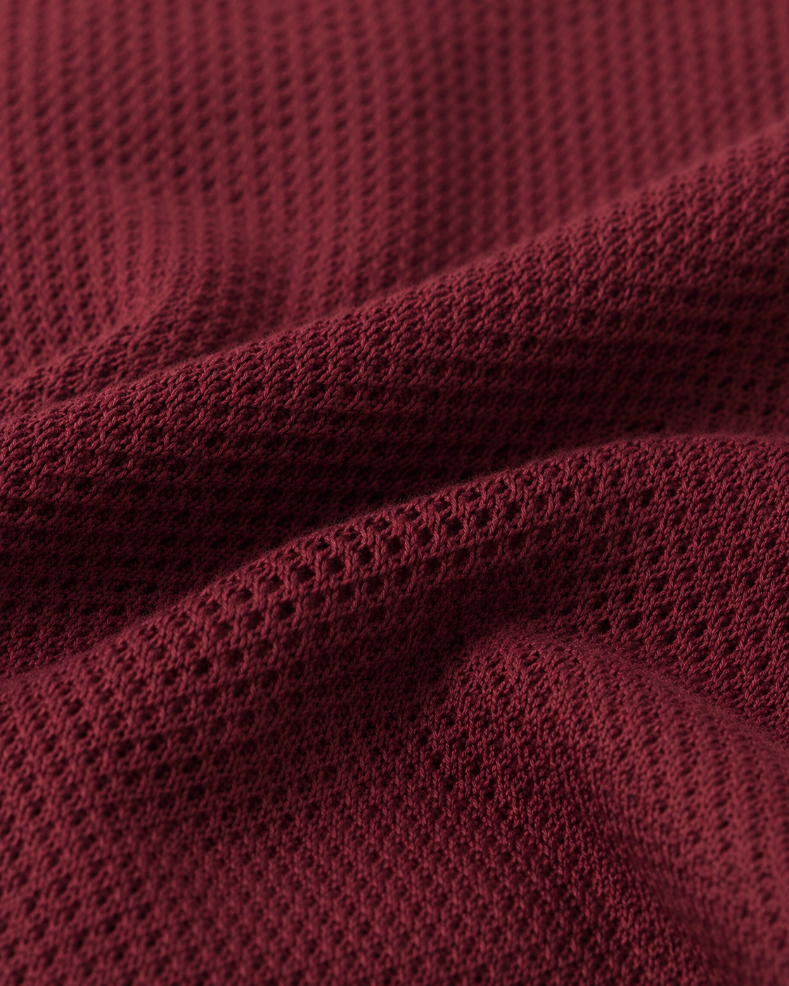 Crimson Burgundy - Costa Knit Polo