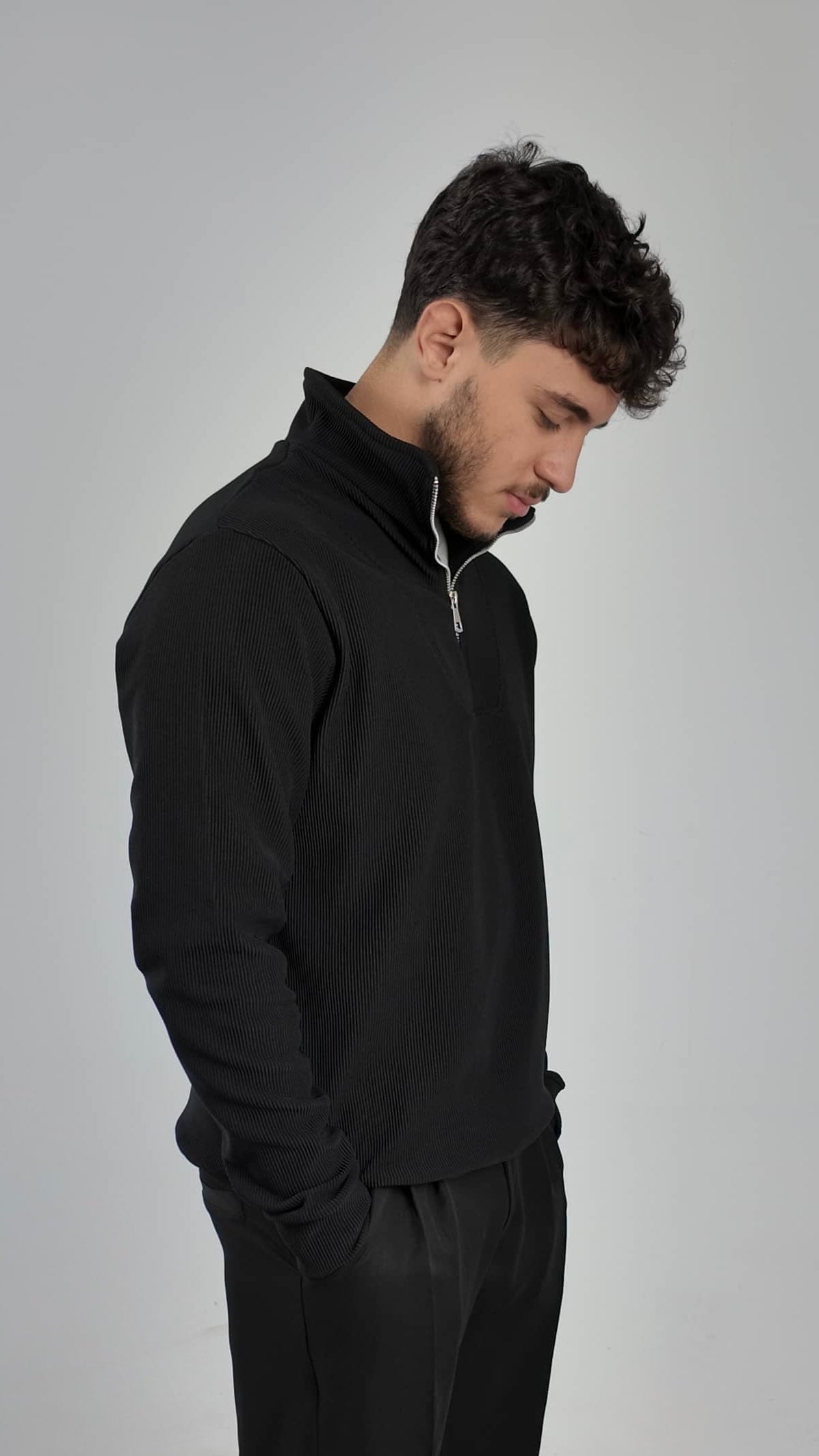 Midnight Black Quarter Zip