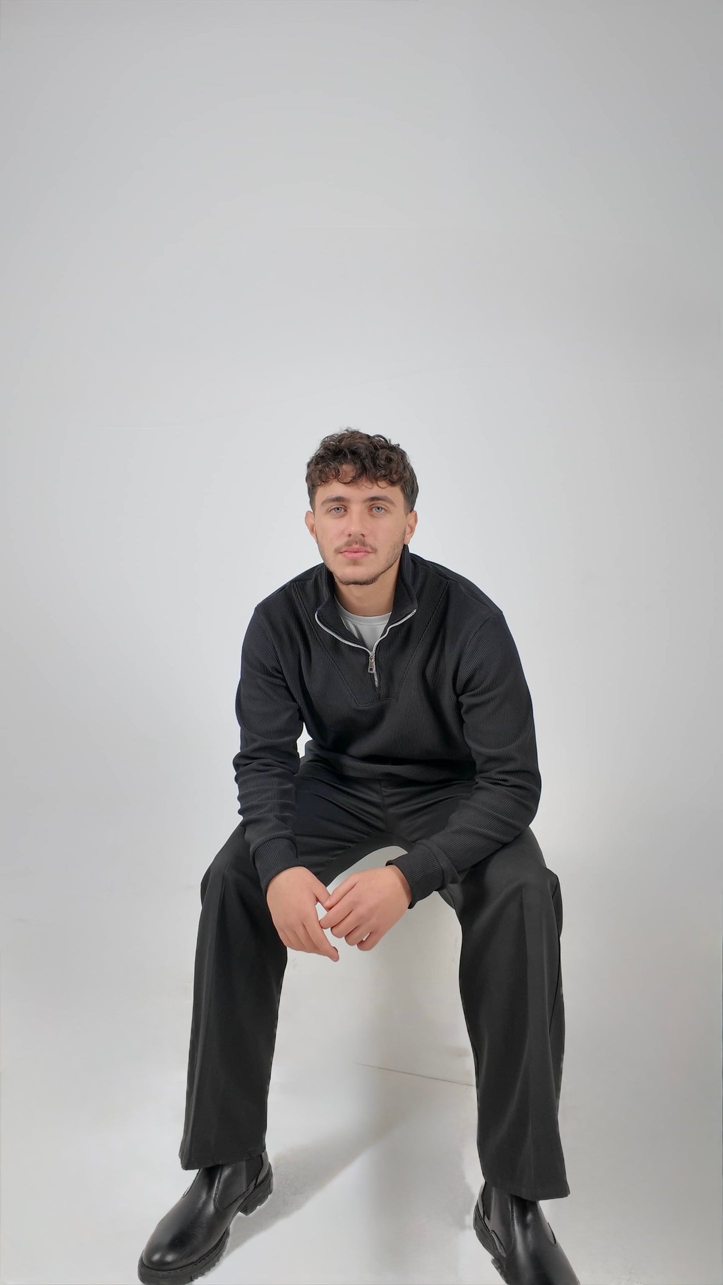 Midnight Black Quarter Zip