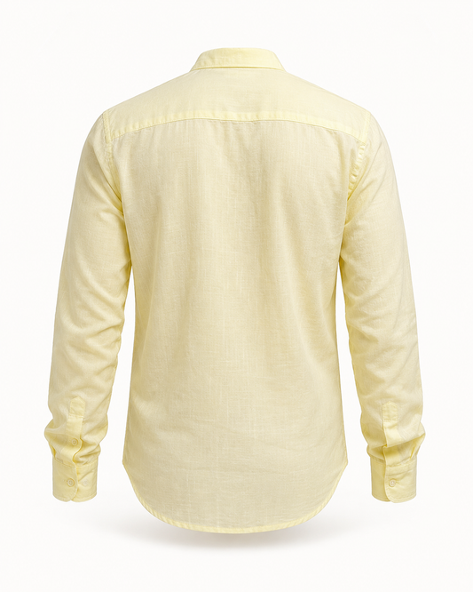 Island Yellow – Long Sleeve Linen