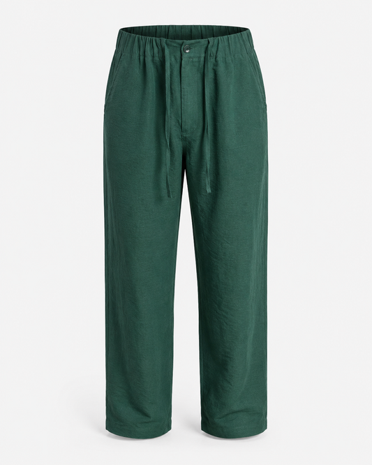 Emerald Green – Linen Pants