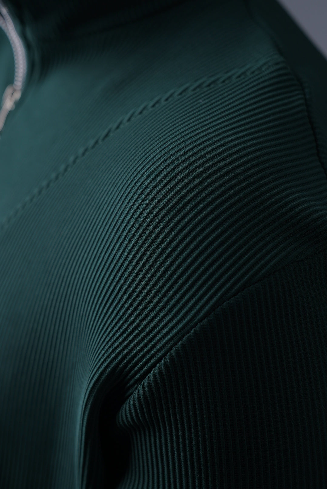 Emerald green Quarter Zip