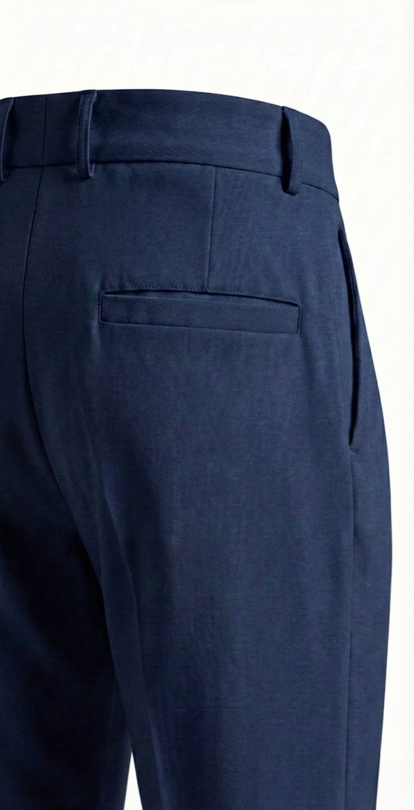 Deep Blue - Italian Pleated Pants