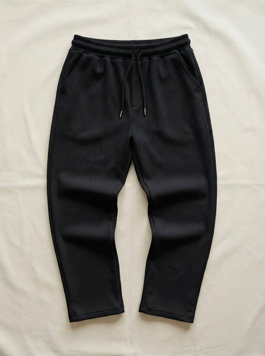 Midnight Black Ribbed pants