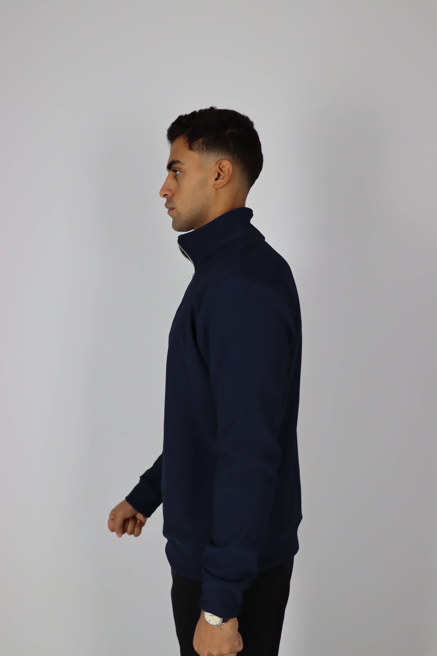 Deep Tide Blue Quarter Zip
