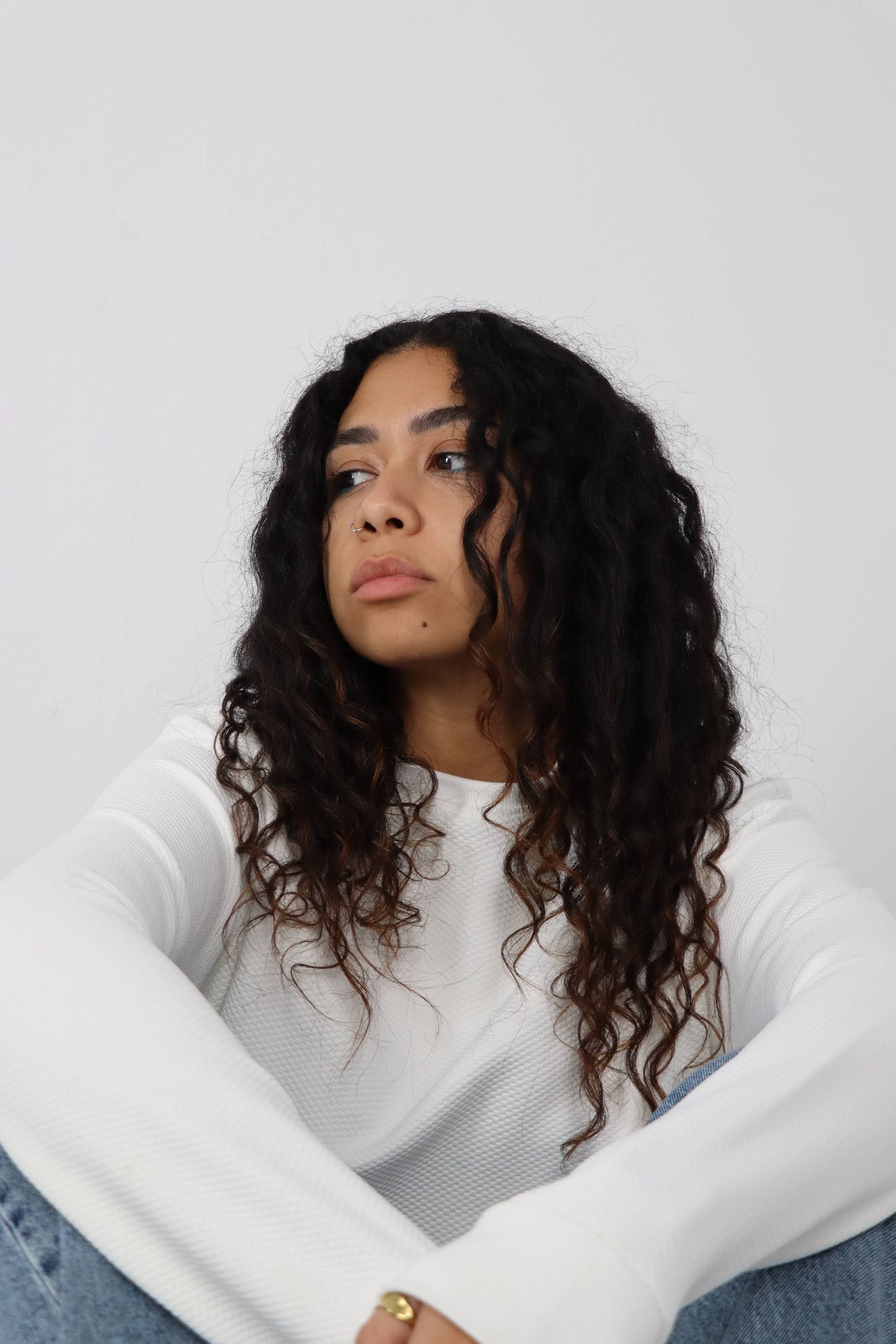 Pearl White Crew Neck