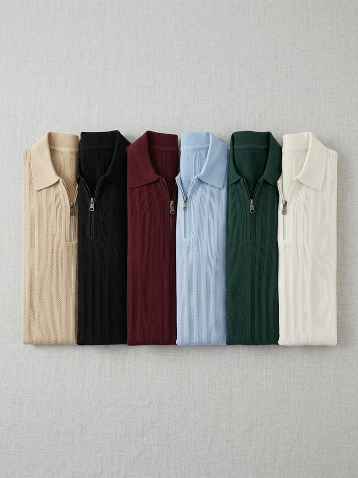 Capri Zip Knit Polo