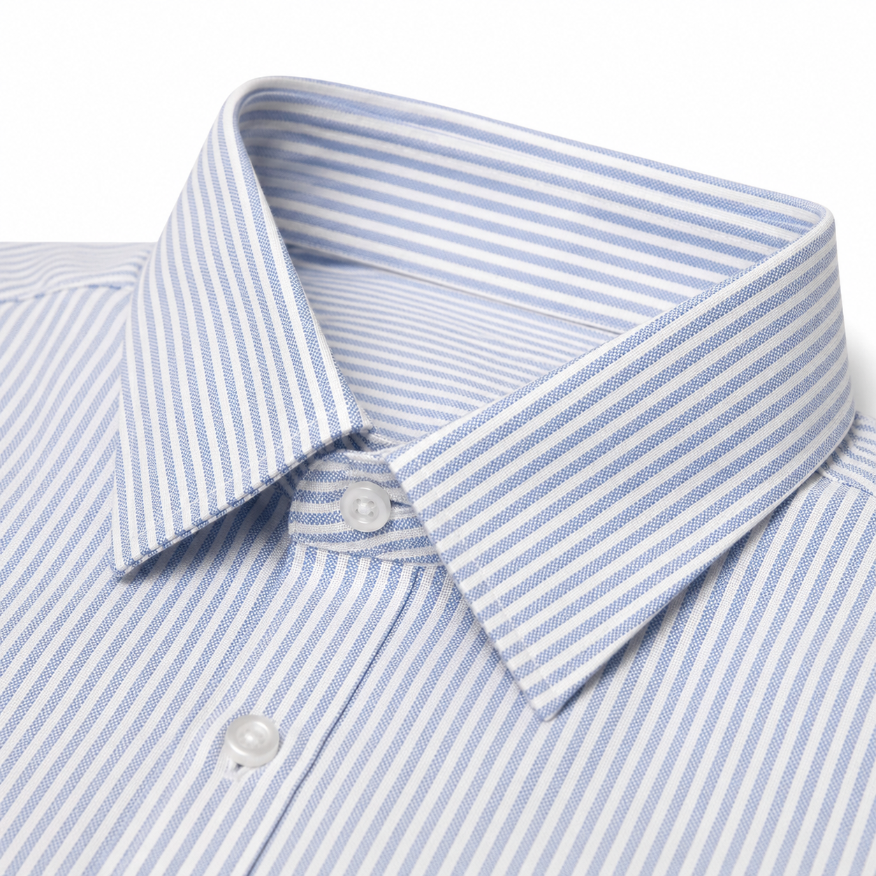 Sky Blue - Pinstriped Shirt
