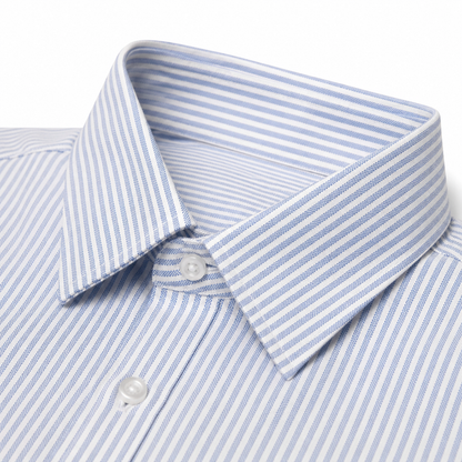 Sky Blue - Pinstriped Shirt