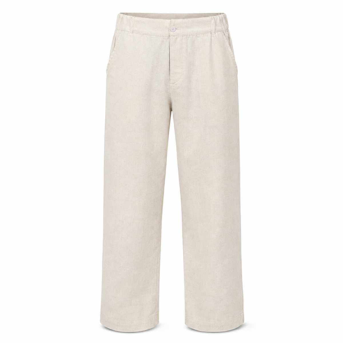 Premium Creamy White – Linen Pants