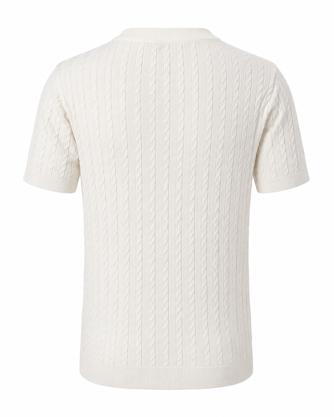 Pearl White - Cable Knit