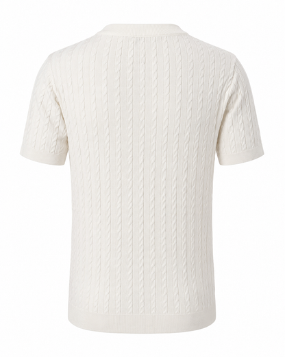 Pearl White - Cable Knit