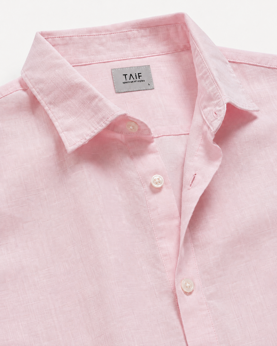 Blush Pink – Long Sleeve Linen