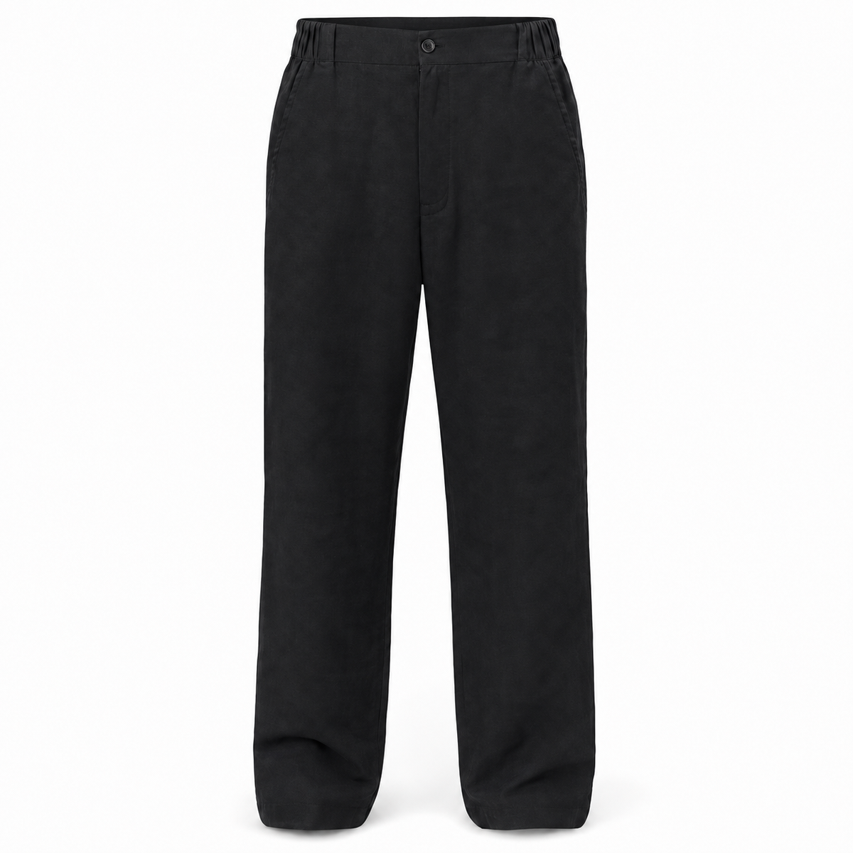 Premium Midnight Black – Linen Pants