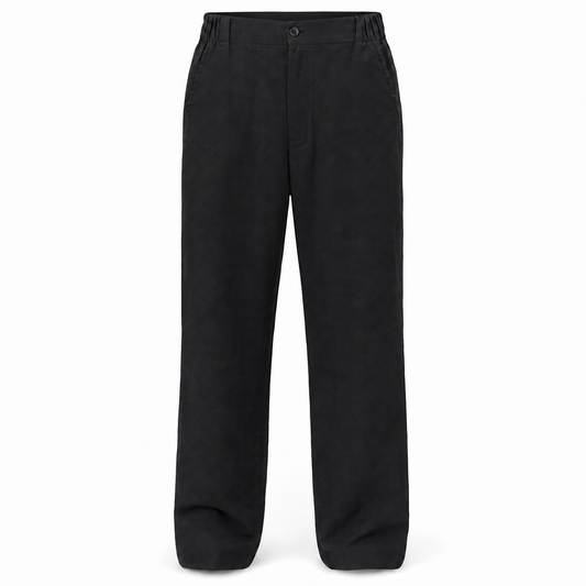 Premium Midnight Black – Linen Pants
