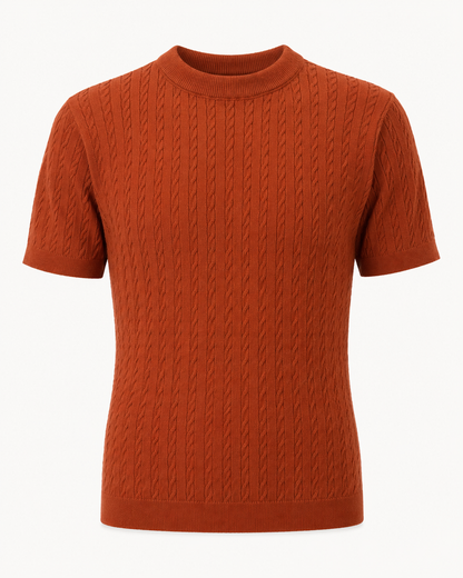 Terracotta - Cable Knit