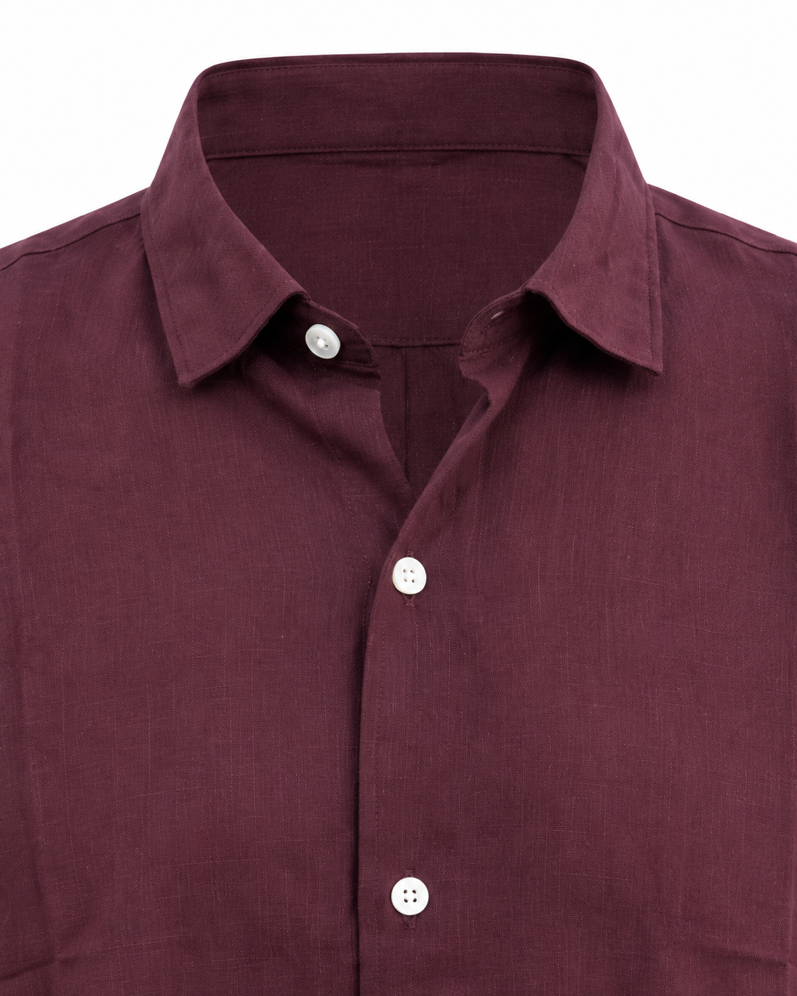 Crimson Burgundy – Long Sleeve Linen