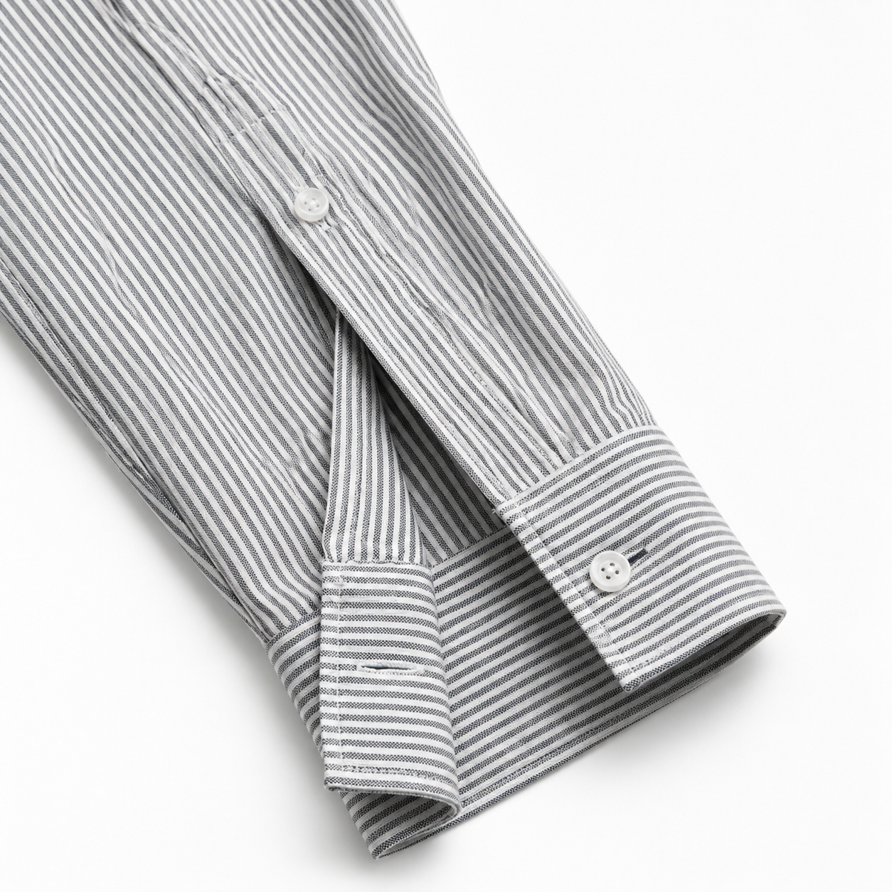 Midnight Black - Pinstriped Shirt