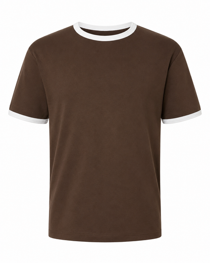 Tobacco Brown - Ringer Tee