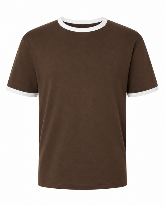 Tobacco Brown - Ringer Tee