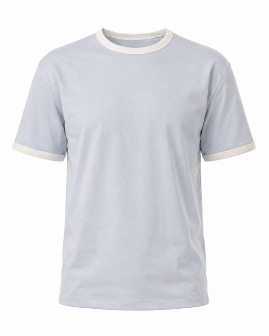 Sky Blue - Ringer Tee