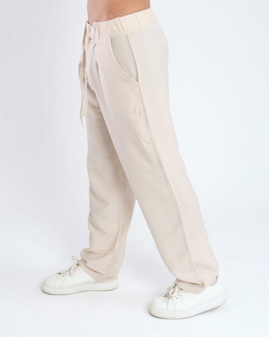 Dune Beige – Linen Pants