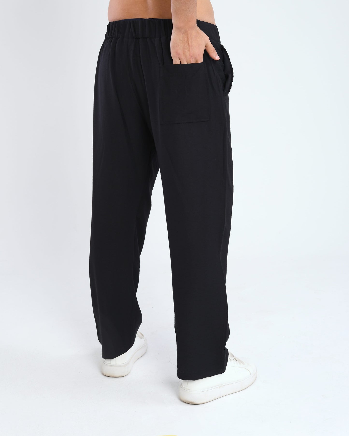 Midnight Black – Linen Pants