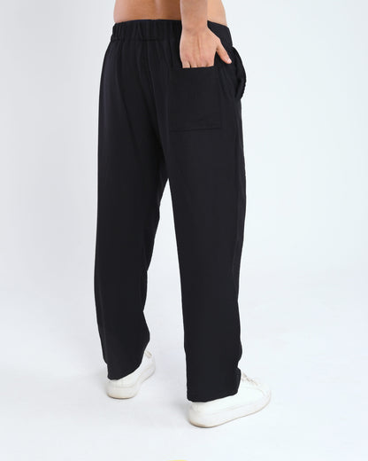 Midnight Black – Linen Pants
