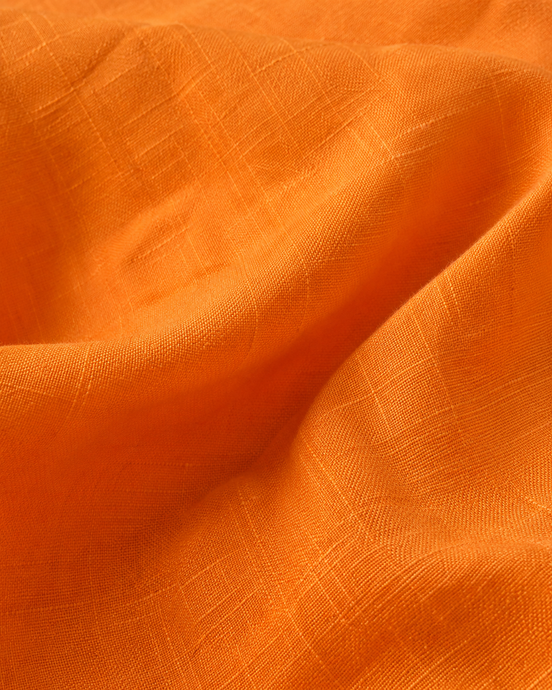 Tangerine Orange – Long Sleeve Linen