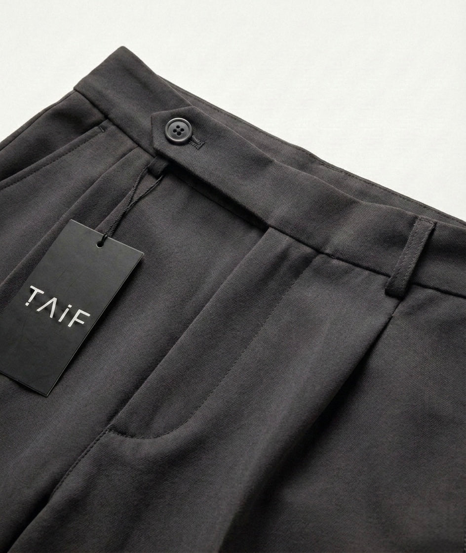 Graphite Grey - Italian Pleated Pants