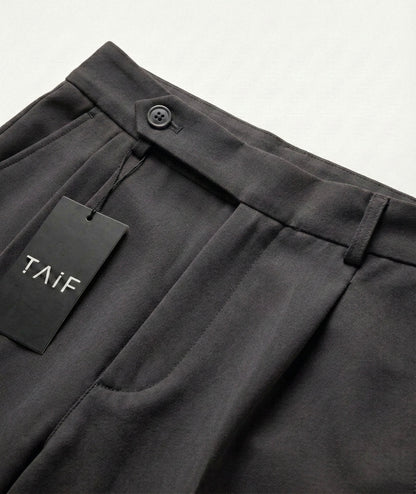 Graphite Grey - Italian Pleated Pants