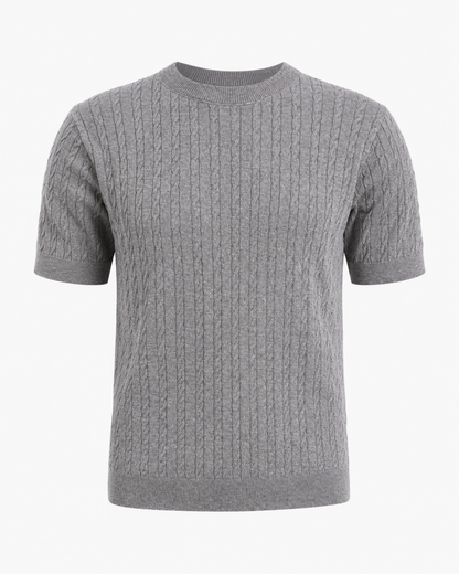 Ash Grey - Cable Knit