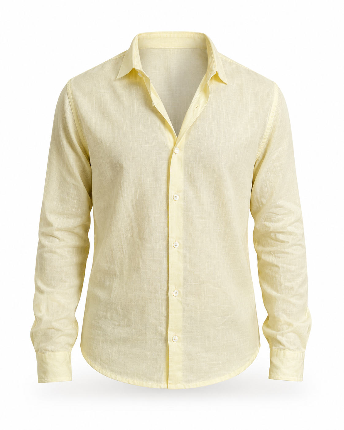 Island Yellow – Long Sleeve Linen