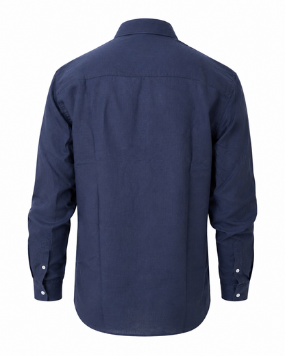 Navy Blue – Long Sleeve Linen