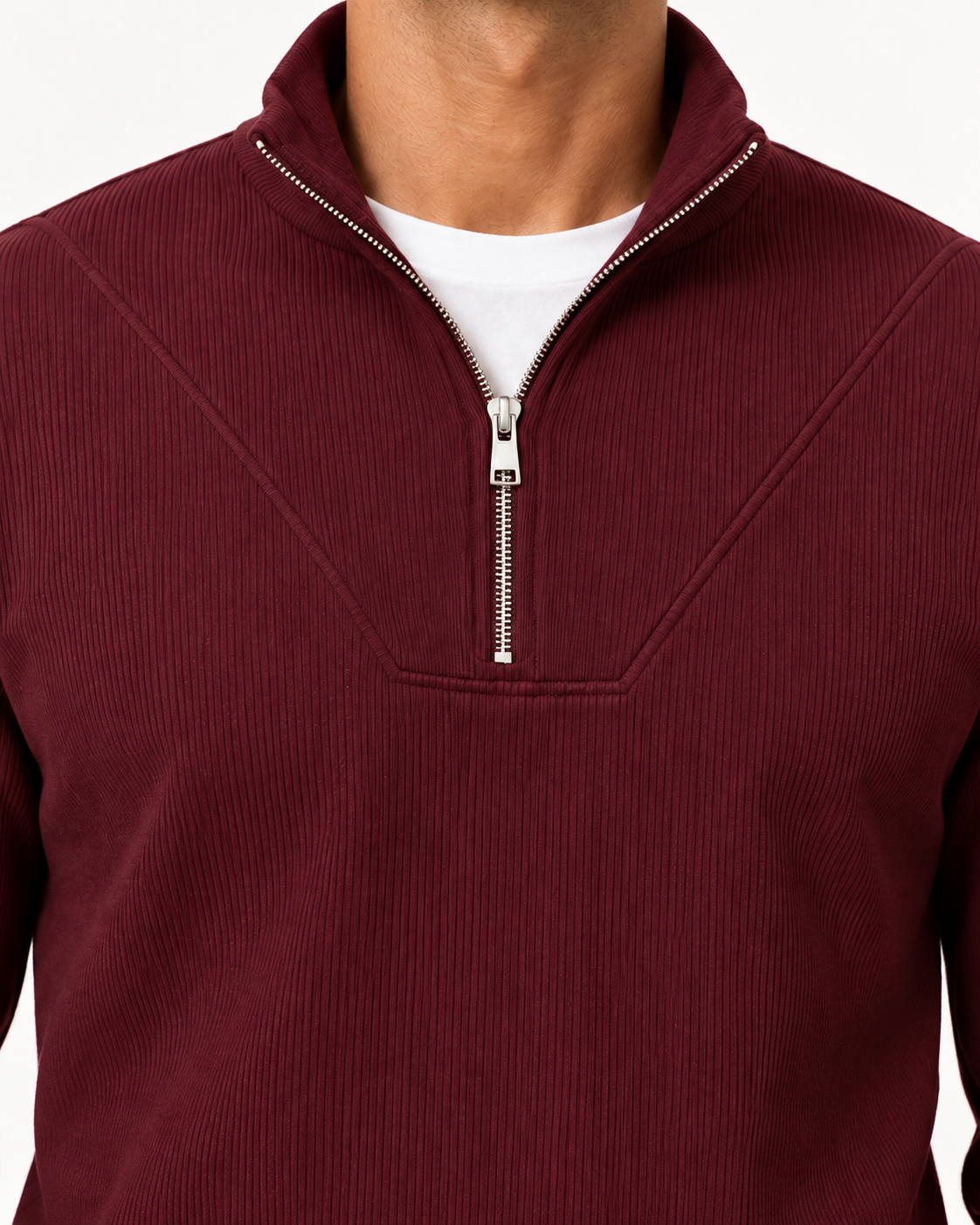 Crimson Burgundy Quarter Zip