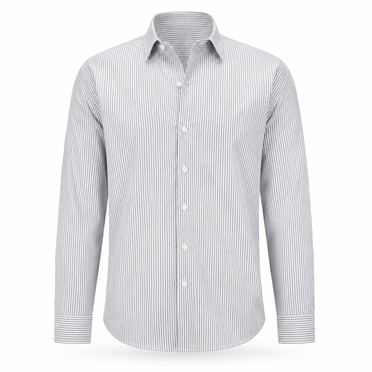 Midnight Black - Pinstriped Shirt
