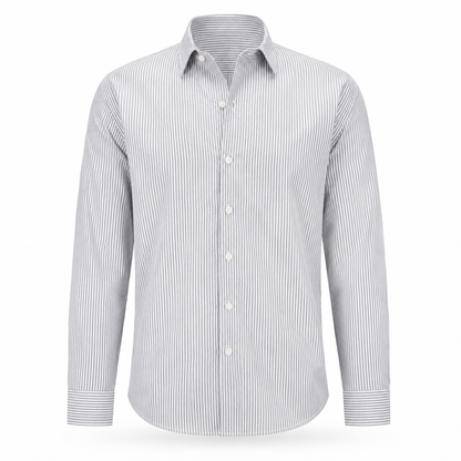 Midnight Black - Pinstriped Shirt