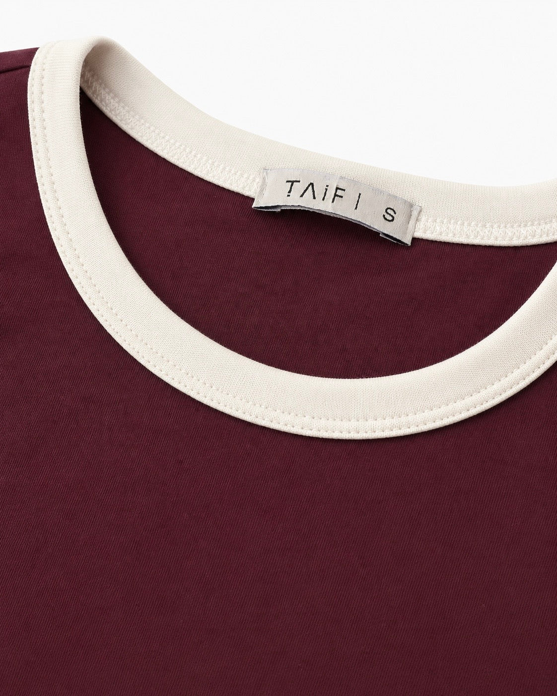 Crimson Burgundy - Ringer Tee
