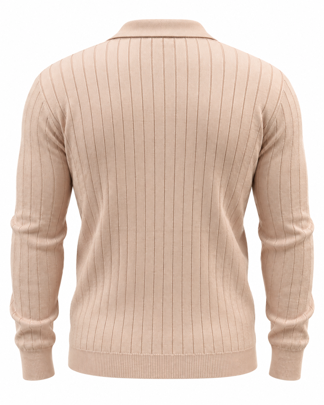 Dune Beige - Column Zip Pullover