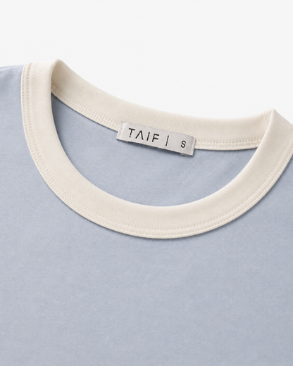 Sky Blue - Ringer Tee