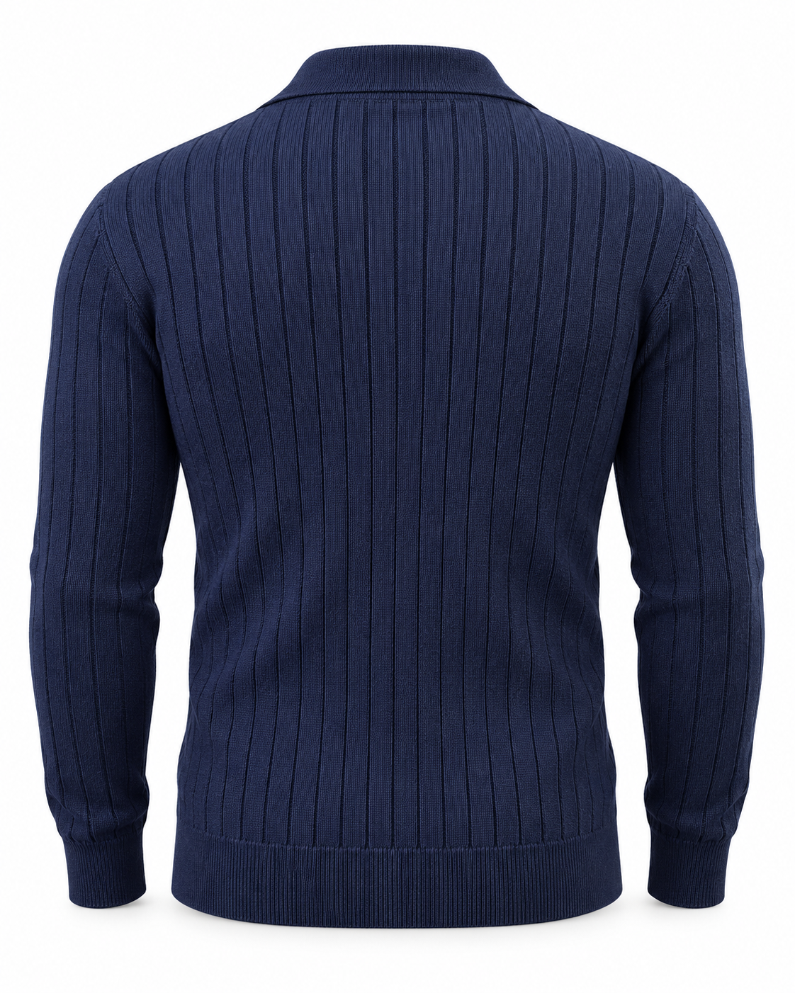 Navy Blue - Column Zip Pullover