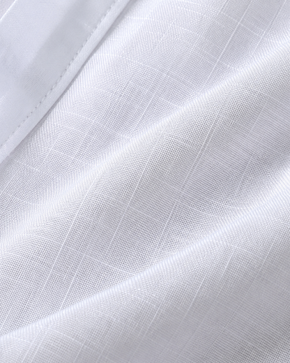 Pearl White – Long Sleeve Linen