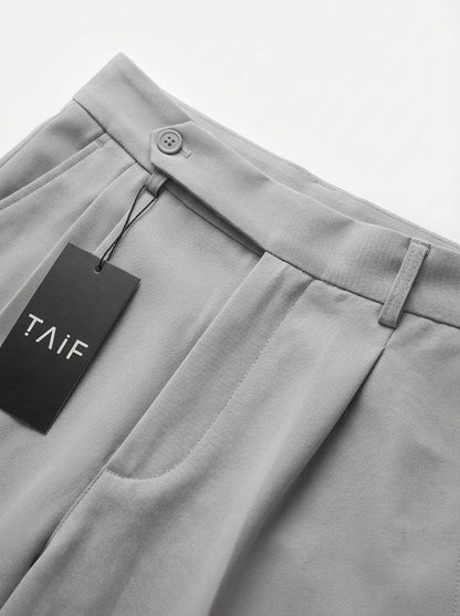 Urban Grey - Italian Pleated Pants