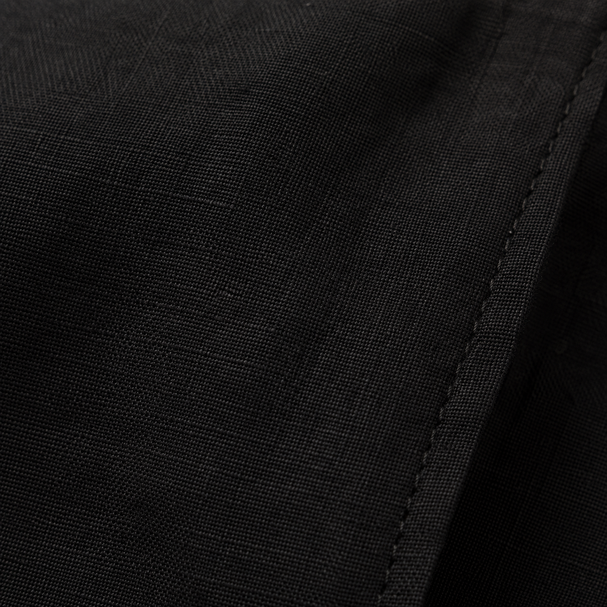 Premium Midnight Black – Linen Pants
